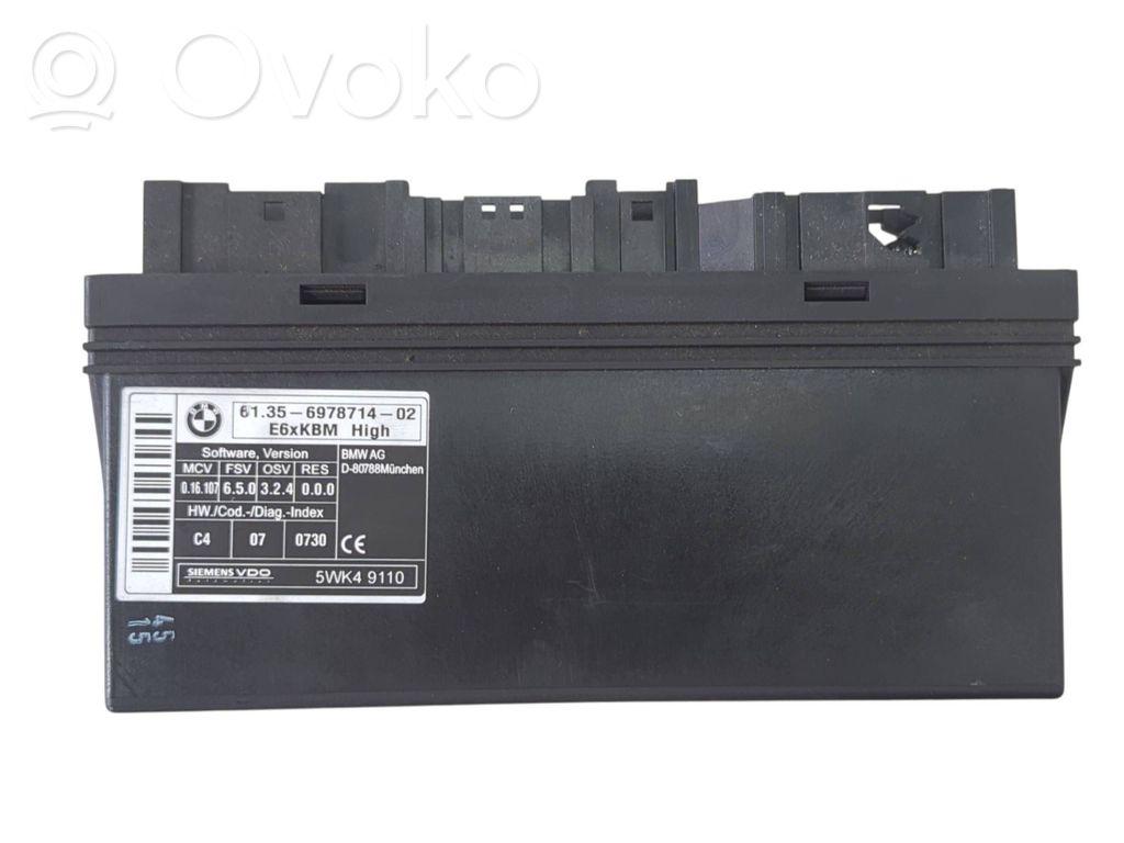 Central body control module   6135697871402,5WK49110,6978714
