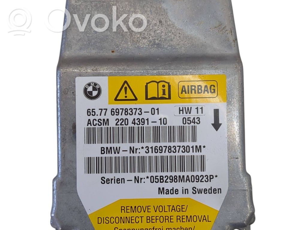 Unidad de control/módulo del Airbag   697837301,6577697837301,220439110,05B298MA0923P,31697837301M