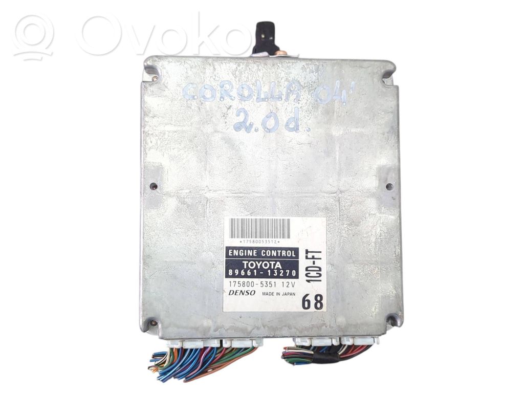 Toyota Corolla E120 E130 Unidad de control/módulo del motor 