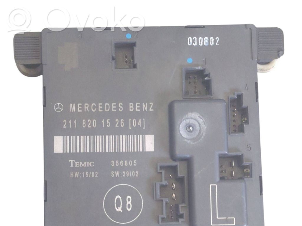 Mercedes-Benz E W211 Door control unit/module 