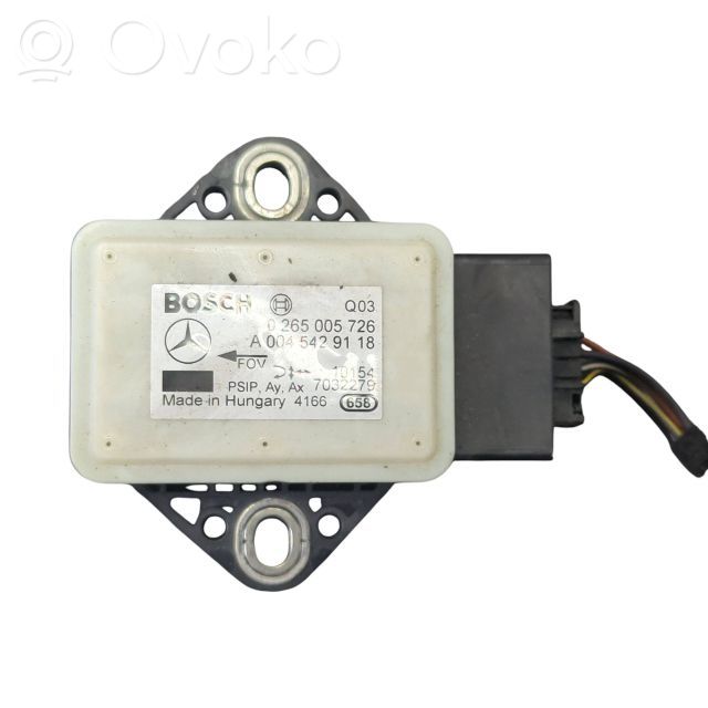 Mercedes-Benz B W245 Sensor ESP de aceleración de frecuencia del intermitente 