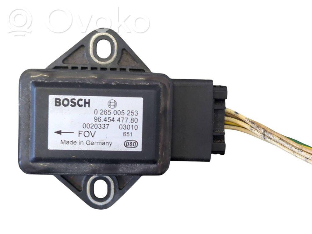 Peugeot 607 ESP acceleration yaw rate sensor 