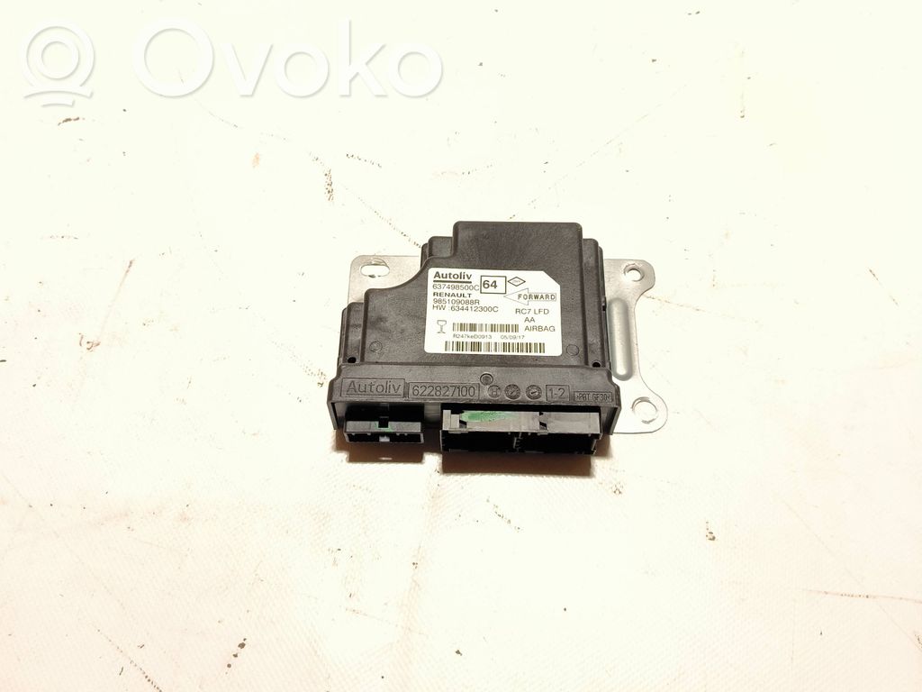 Airbag control unit/module   985109088R,637498500C,634412300C