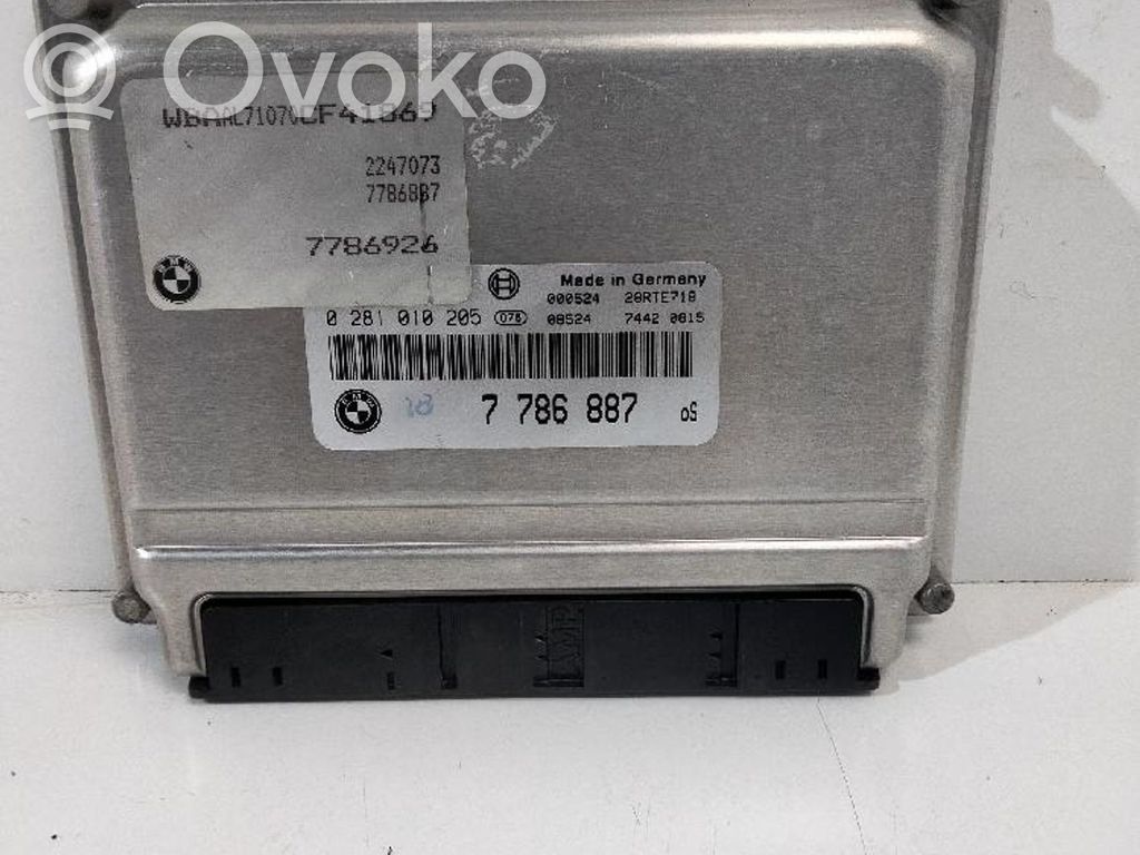 Unidad de control/módulo del motor   0281010205,7786926,7786926