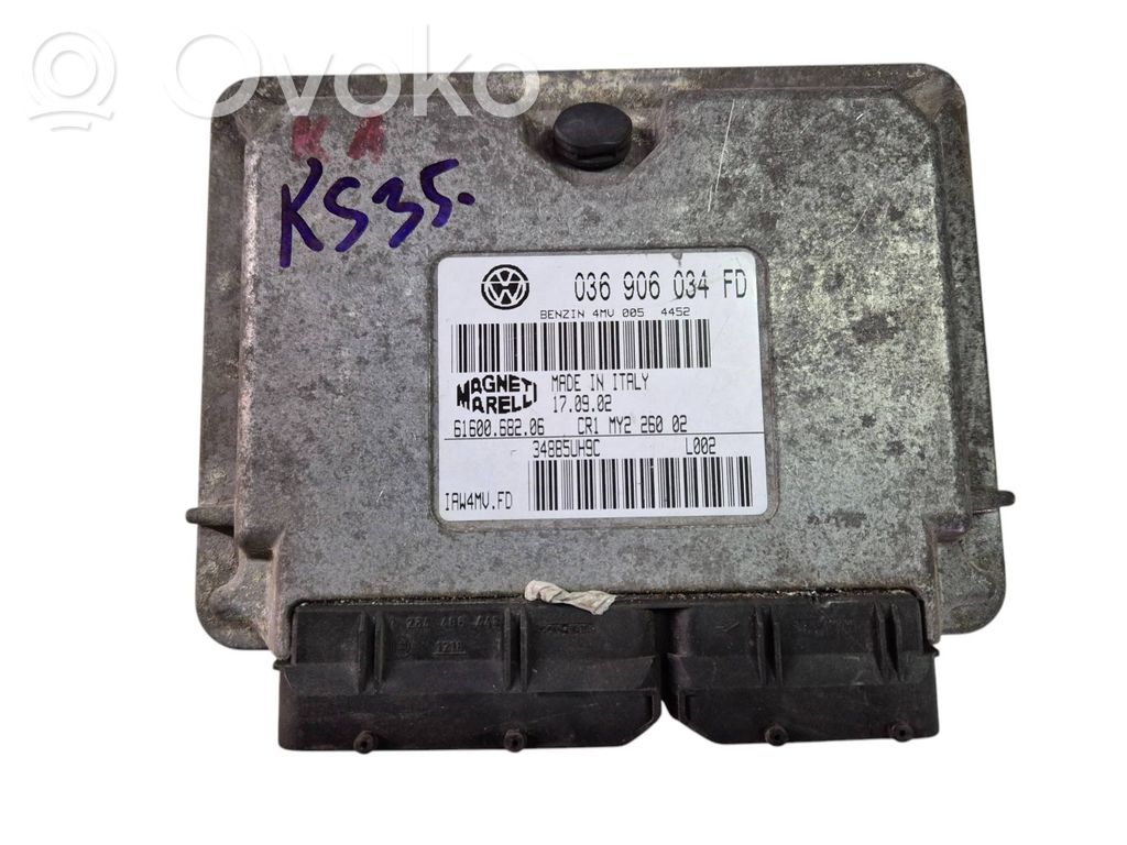 Volkswagen Polo III 6N 6N2 6NF Engine control unit/module 