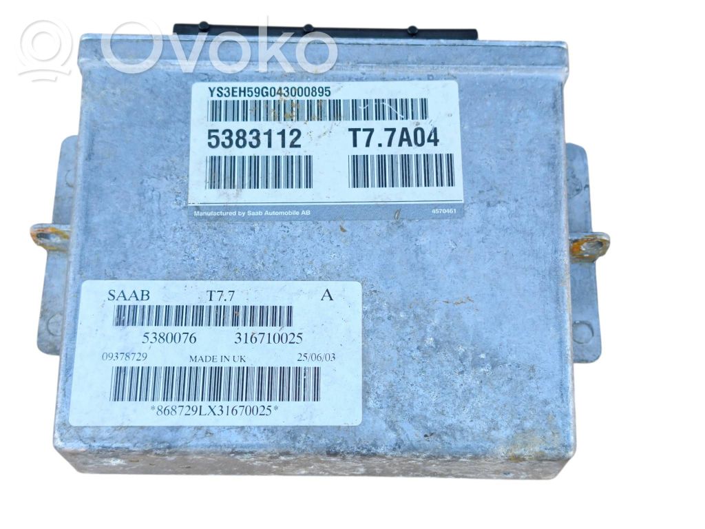 Saab 9-5 Engine control unit/module 