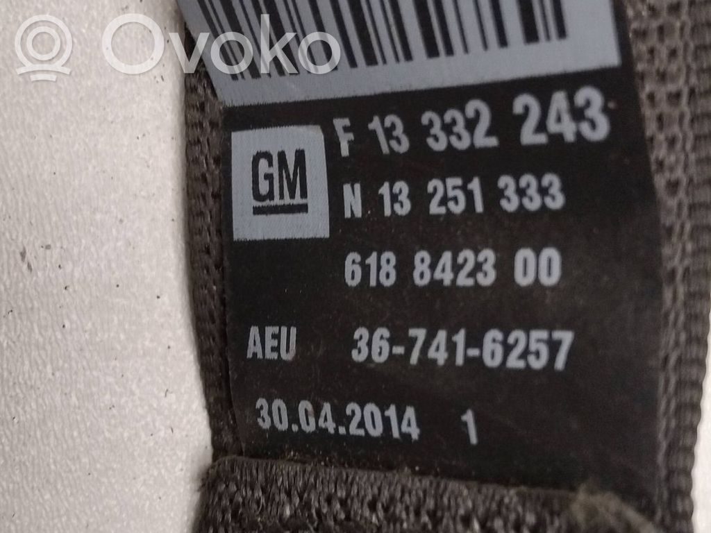 Opel Zafira C Pas bezpieczeństwa fotela tylnego 