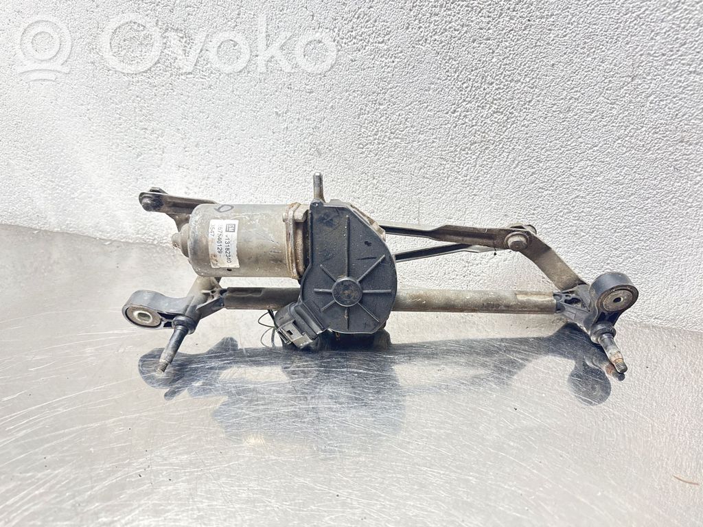 Opel Corsa D Front wiper linkage and motor 