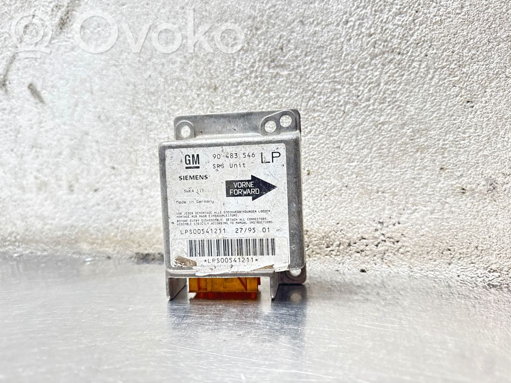 Opel Corsa C Airbag control unit/module 