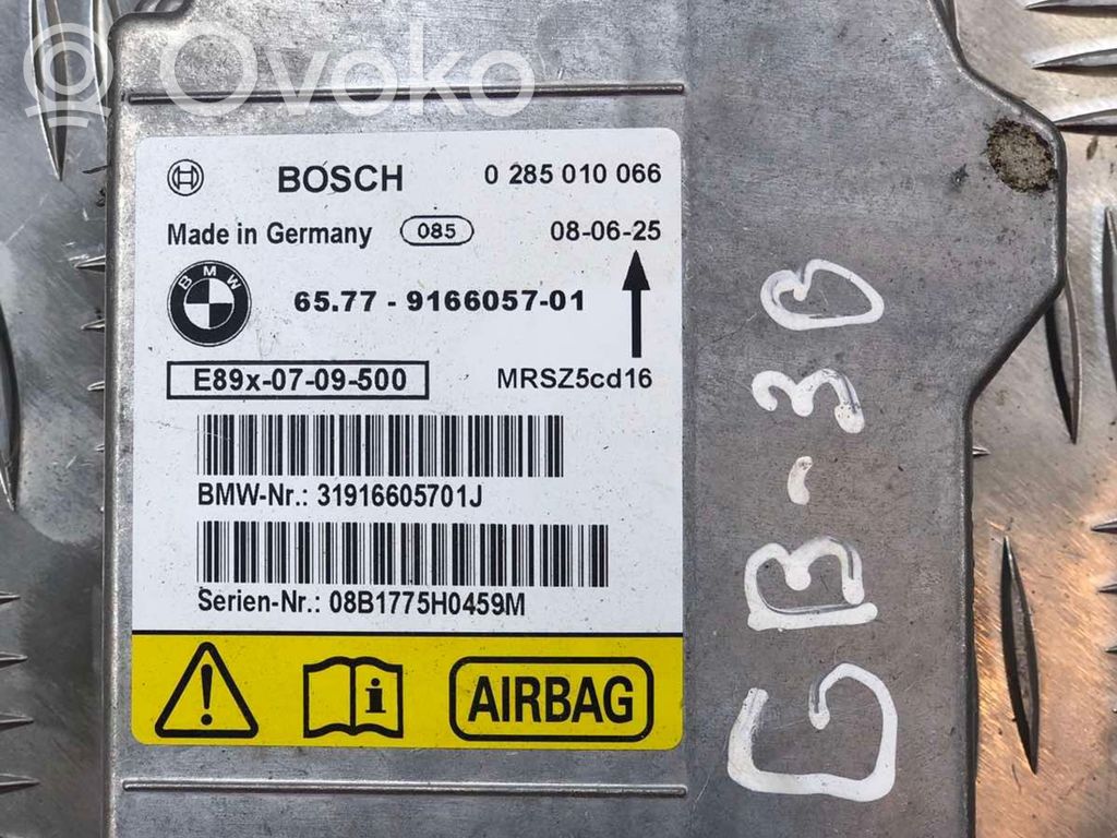Airbag control unit/module   0285010066