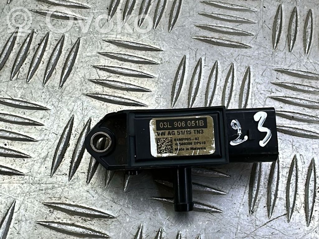 Skoda Superb B8 (3V) Exhaust gas pressure sensor 