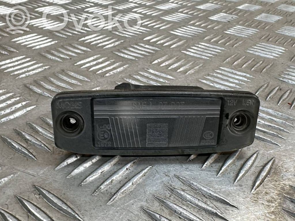 Hyundai i40 Éclairage de plaque d'immatriculation 