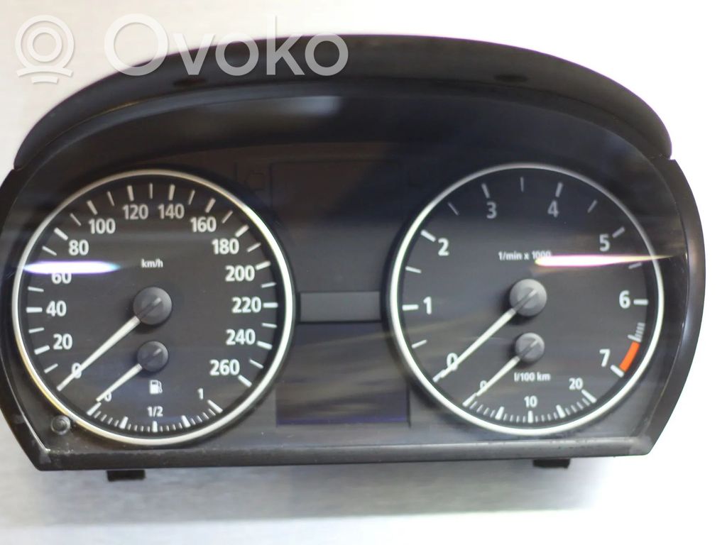 BMW 3 E90 E91 Speedometer (instrument cluster) 