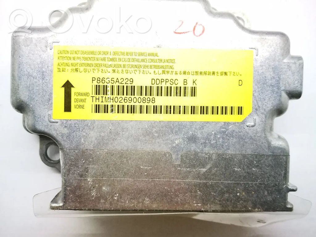 Mitsubishi Lancer Module de contrôle airbag 