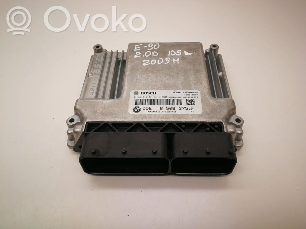 Moottorin ohjainlaite/moduuli   DDE850637501