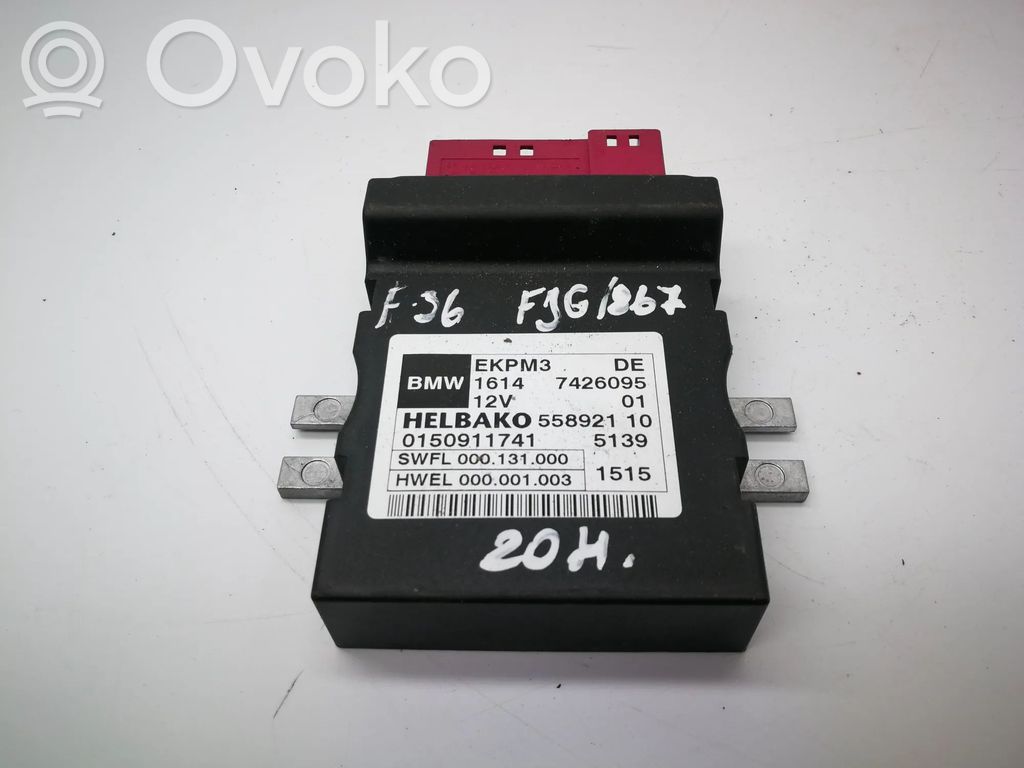 BMW 3 F30 F35 F31 Fuel injection pump control unit/module 