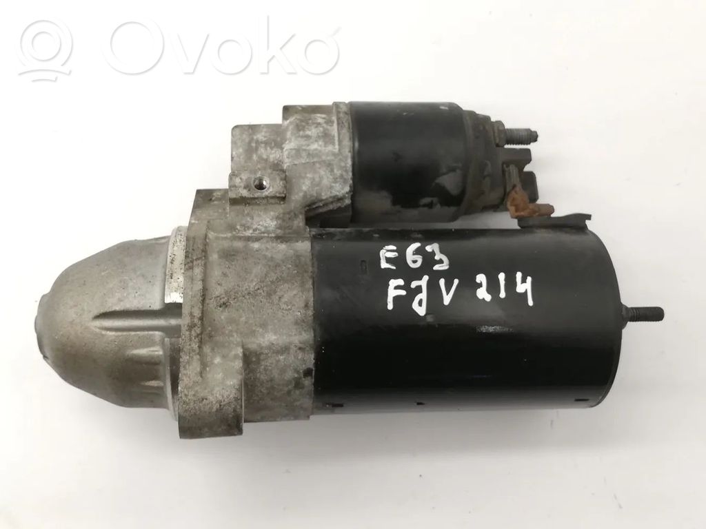 BMW 6 E63 E64 Starter motor 