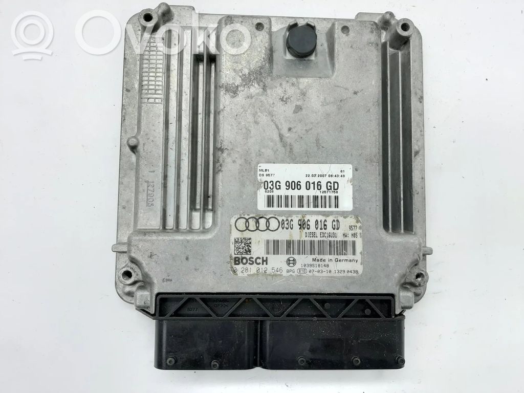 Audi A4 S4 B7 8E 8H Engine control unit/module 