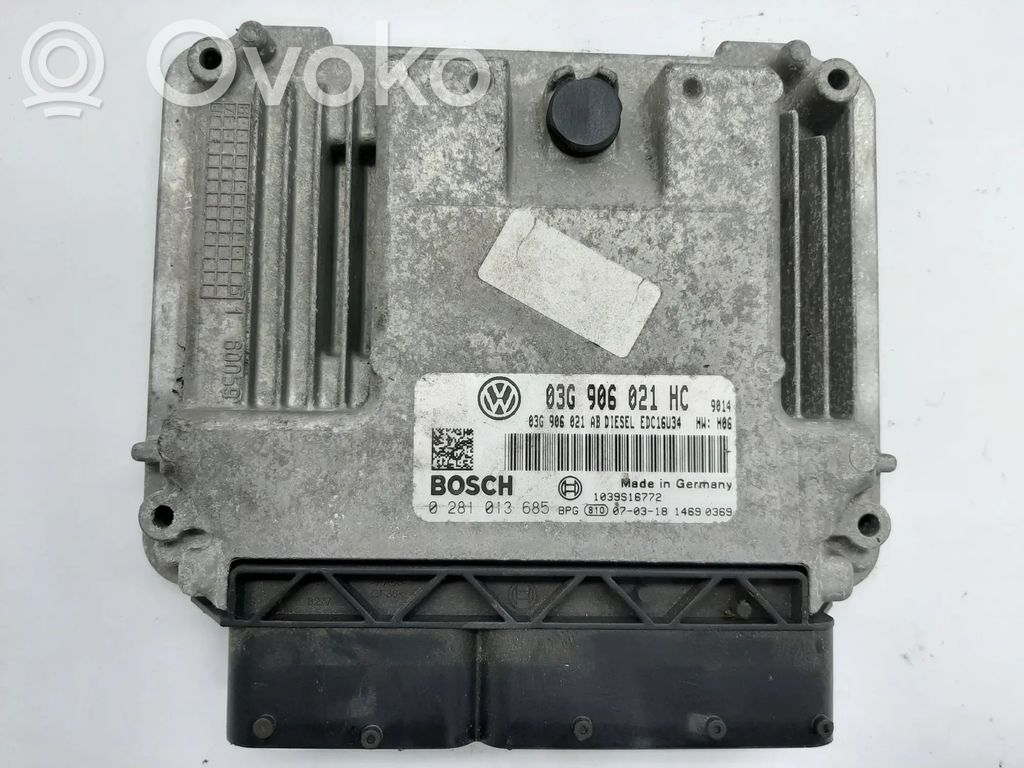 Volkswagen Golf Plus Engine control unit/module 