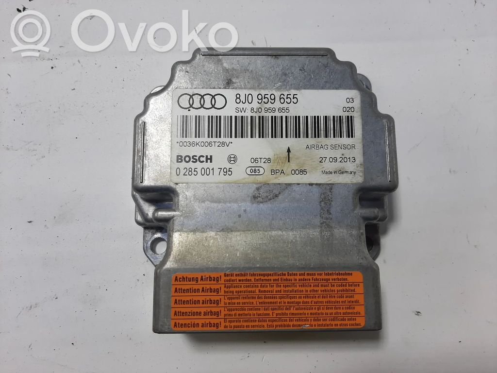 Audi TT TTS Mk2 Airbag control unit/module 