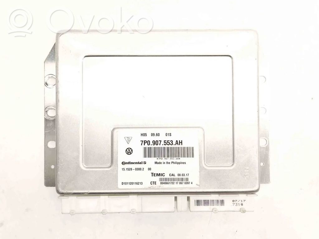 Porsche Cayenne (9Y0 9Y3) Module de commande suspension pneumatique arrière 