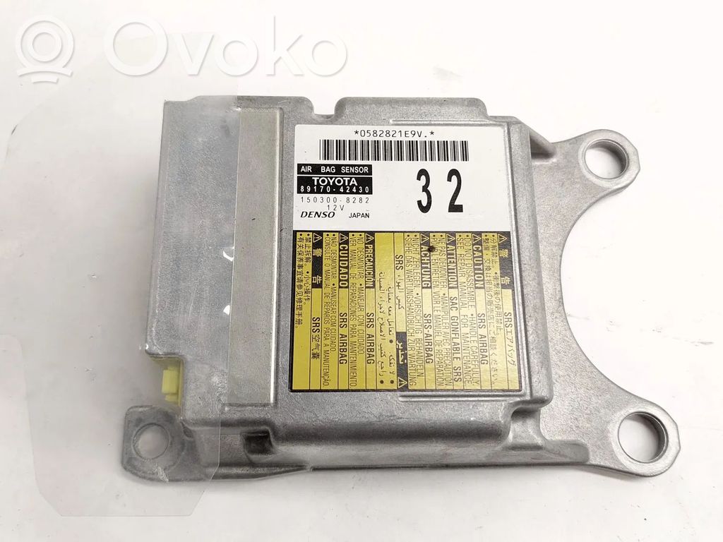 Toyota RAV 4 (XA40) Unitate/modul de comandă airbaguri 
