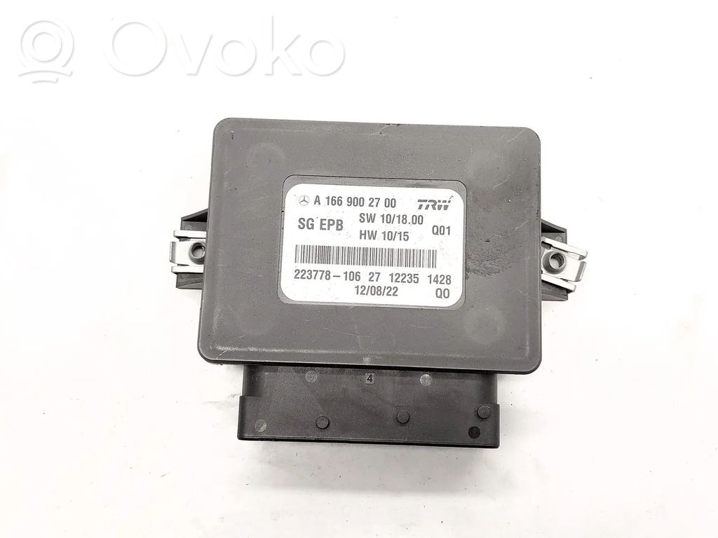 Mercedes-Benz B W246 W242 Takajarrun EMF-ohjainlaite/moduuli 
