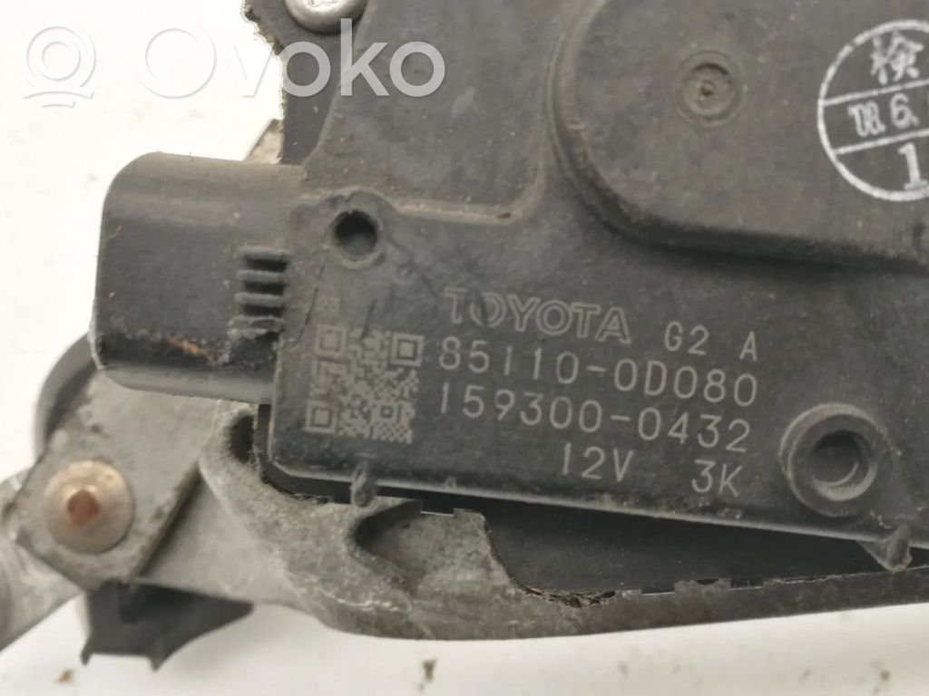 Toyota Yaris Tringlerie et moteur d'essuie-glace avant
