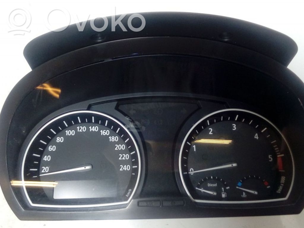BMW X3 E83 Spidometras (prietaisų skydelis) 