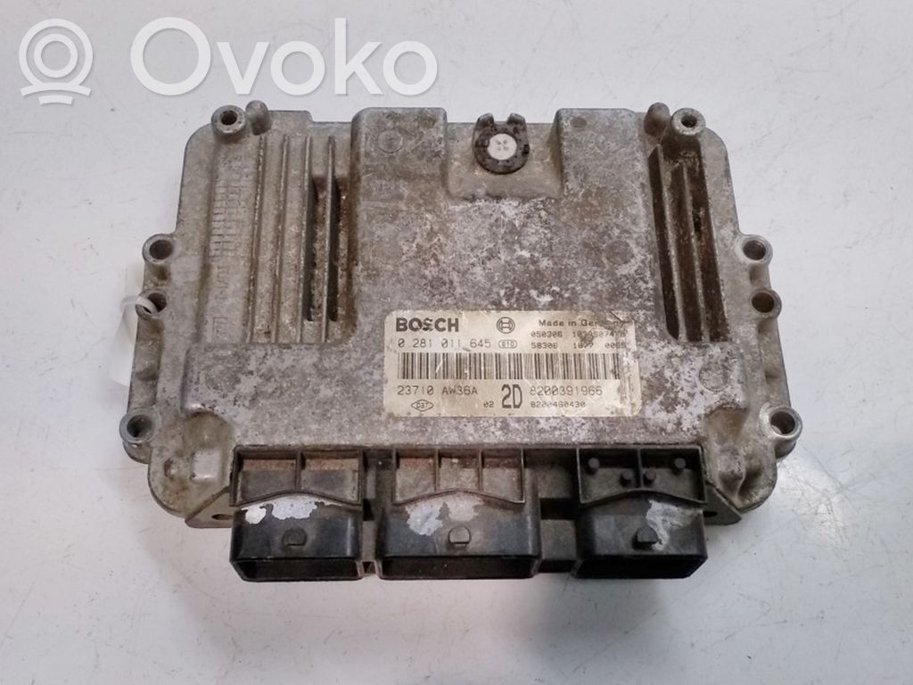 Engine control unit/module   0281011645,8200391966,8200460430