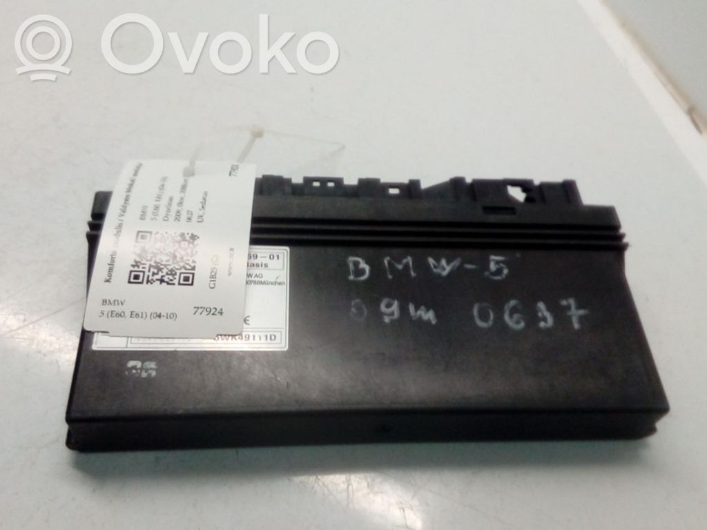 BMW 5 E60 E61 Komforta modulis 