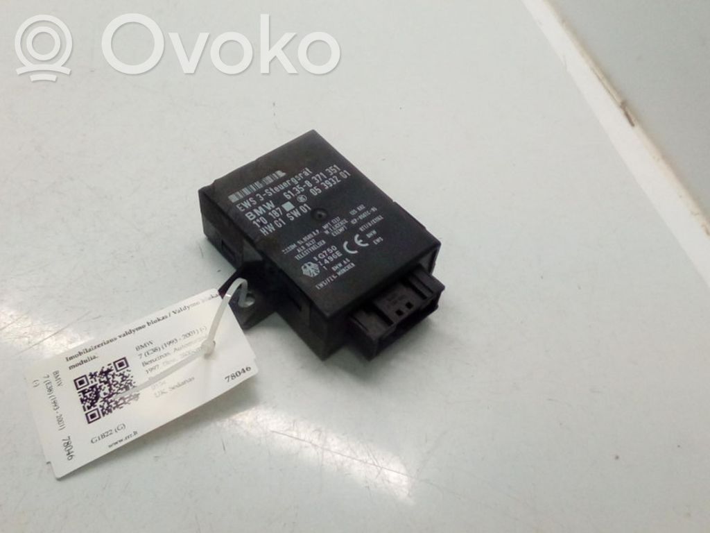 BMW 7 E38 Immobilizer control unit/module 