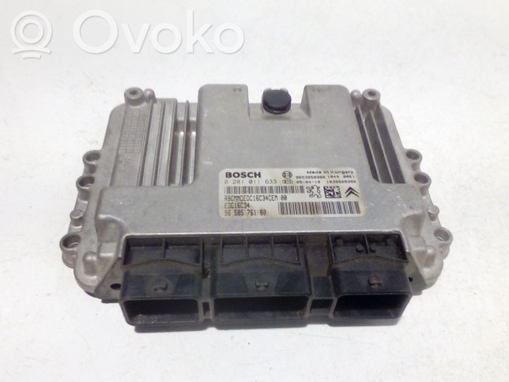 Peugeot 407 Engine control unit/module 