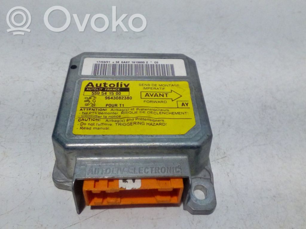 Peugeot 206 Airbag control unit/module 