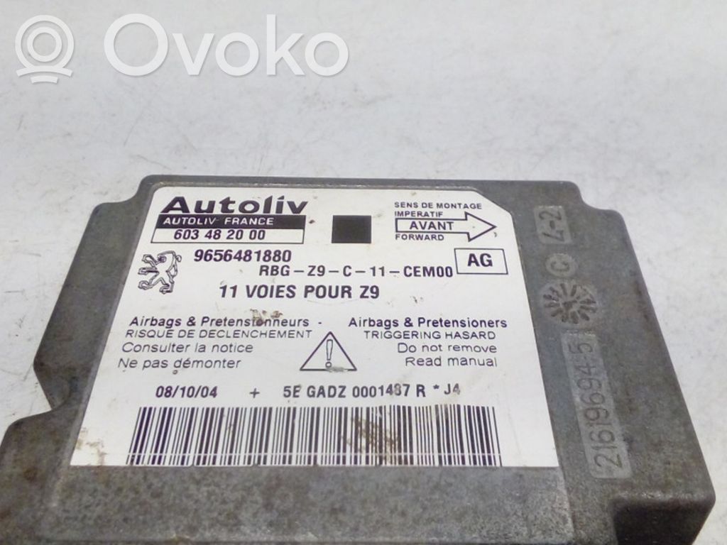 Peugeot 607 Airbag control unit/module 