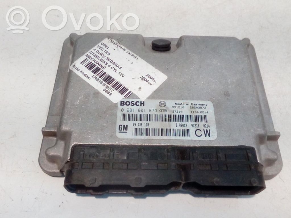 Opel Vectra B Engine control unit/module 