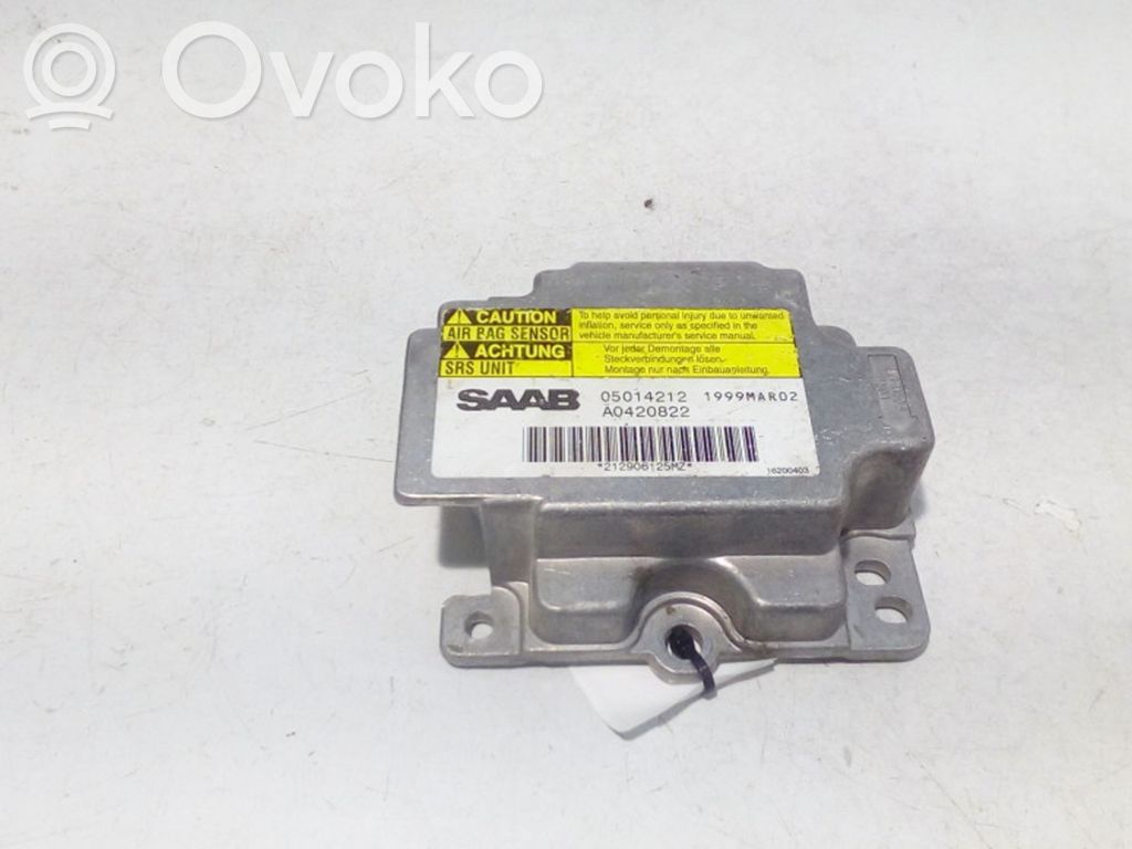 Saab 9-5 Airbag control unit/module 