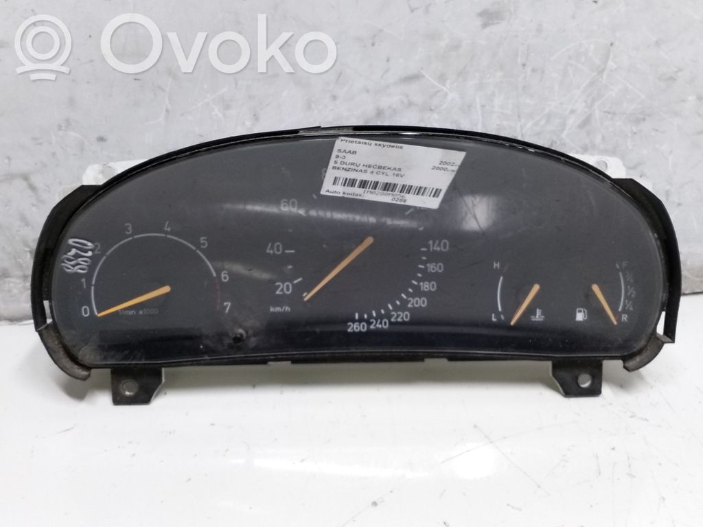 Saab 9-3 Ver1 Speedometer (instrument cluster) 
