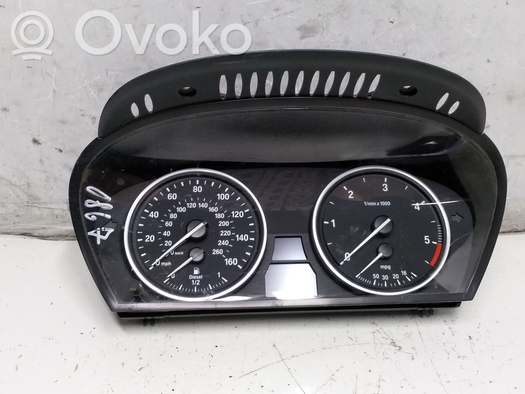 BMW 5 E60 E61 Speedometer (instrument cluster) 