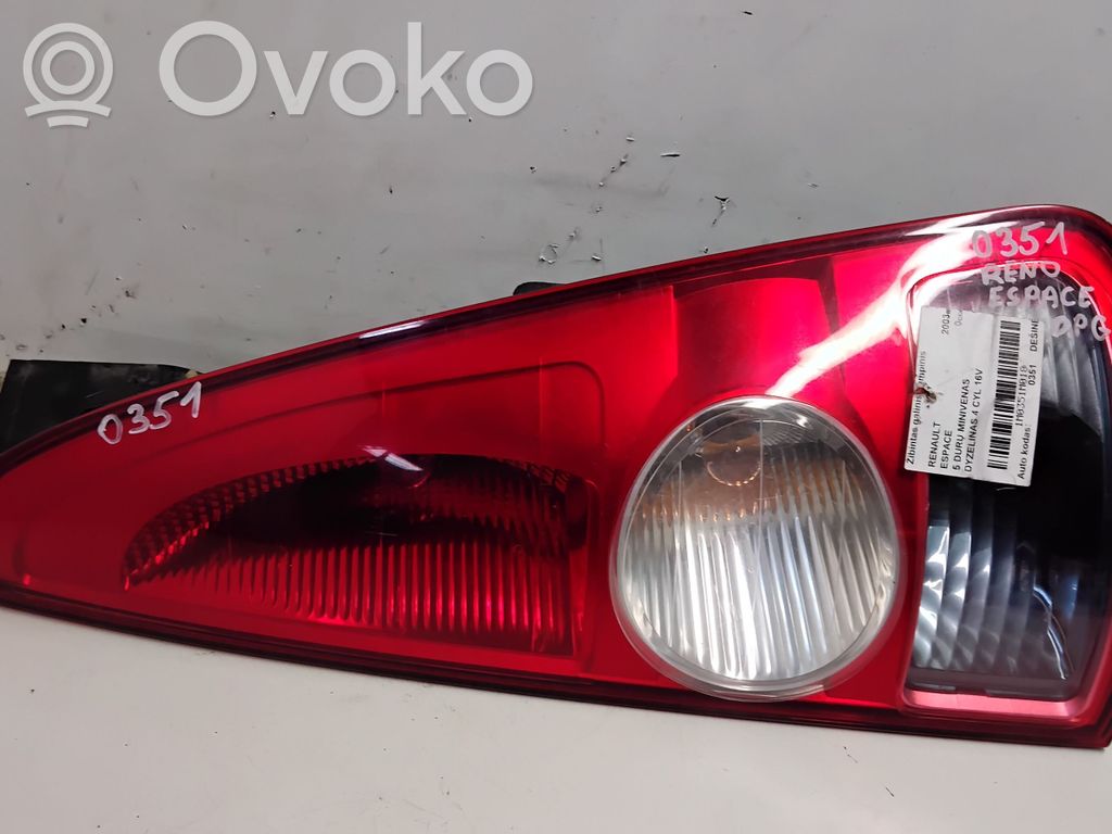 Renault Espace -  Grand espace IV Lampa tylna 
