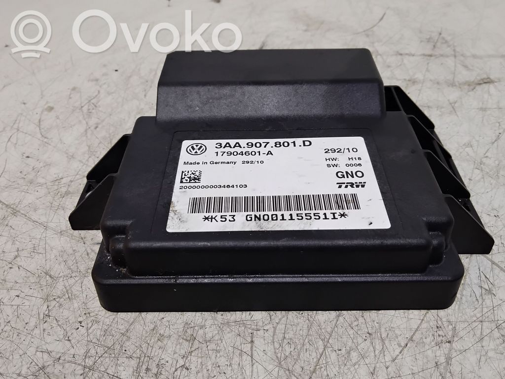 Volkswagen PASSAT B7 Modulo di controllo del freno a mano 