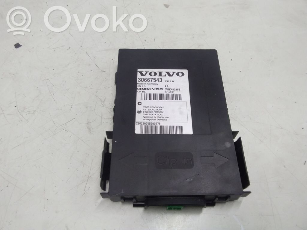 Unité de commande dispositif d'immobilisation   30667543