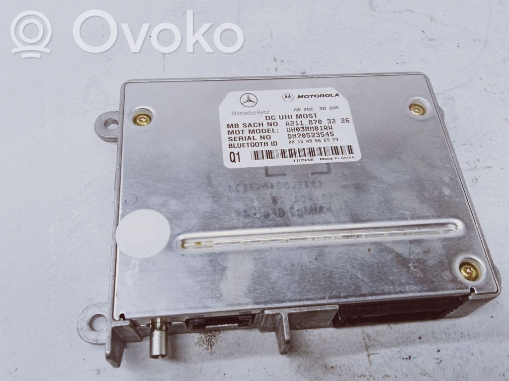 Mercedes-Benz CLS C219 Modul unitate control Bluetooth 