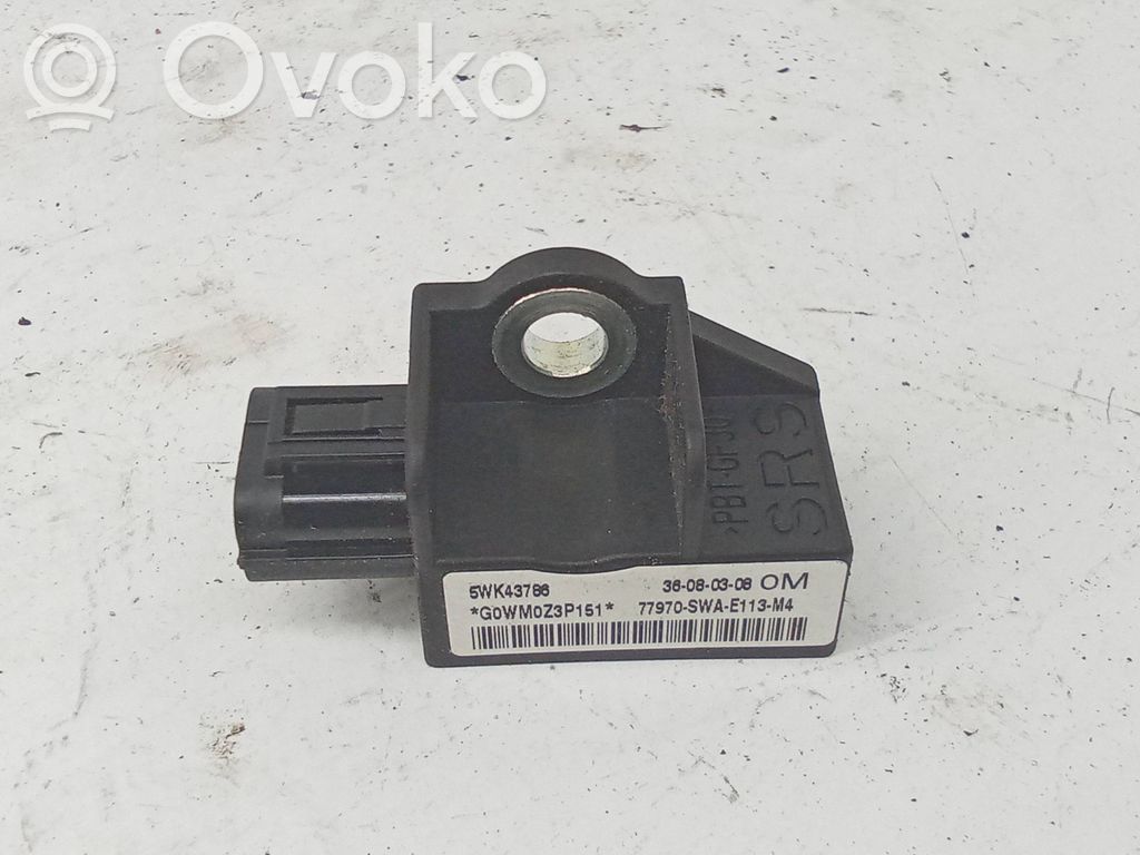 Czujnik uderzenia Airbag   77970SWAE113M4,5WK43786,G0WM0Z3P151,36080308