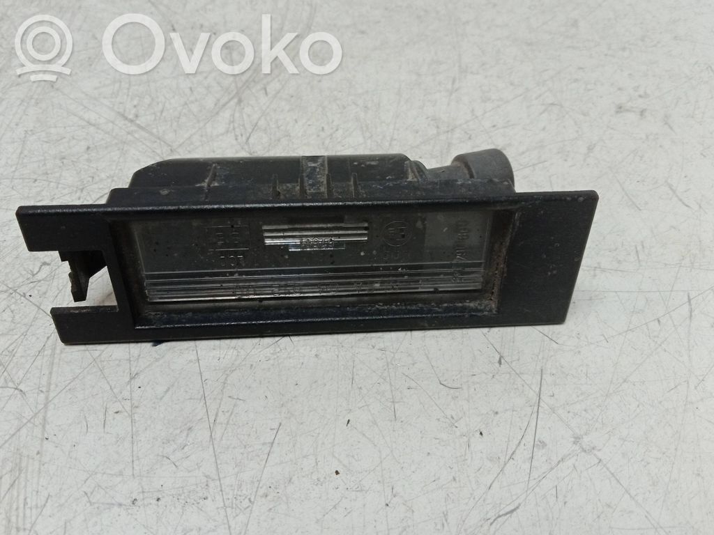 Opel Vectra C Éclairage de plaque d'immatriculation 
