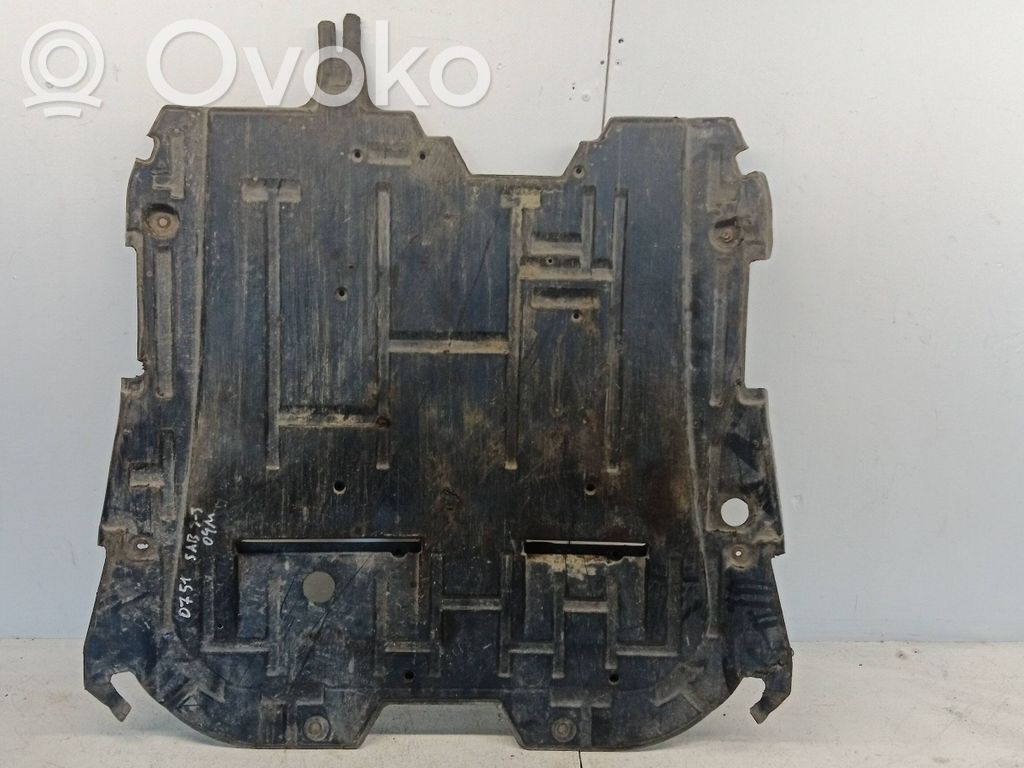 Saab 9-3 Ver1 Placa protectora/protector antisalpicaduras motor 