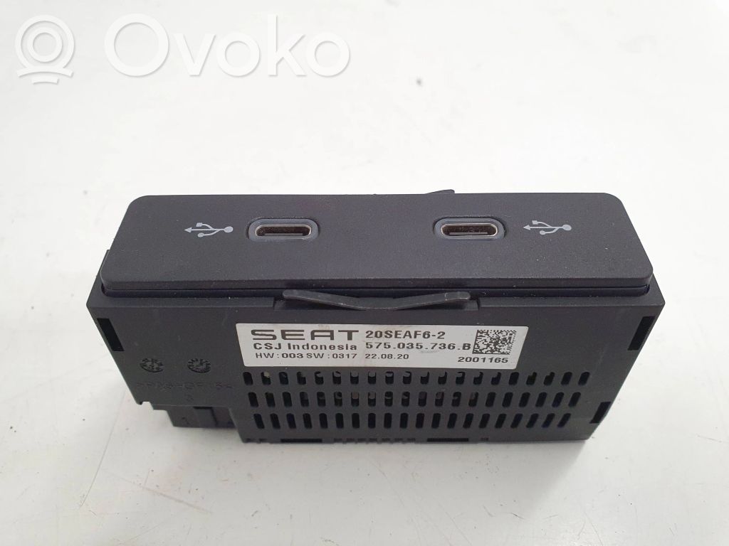Seat Ateca Enchufe conector USB 