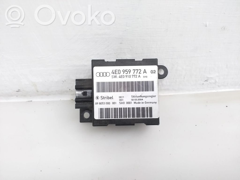 Sonstige Steuergeräte / Module   4E0959772A,4E0910772A