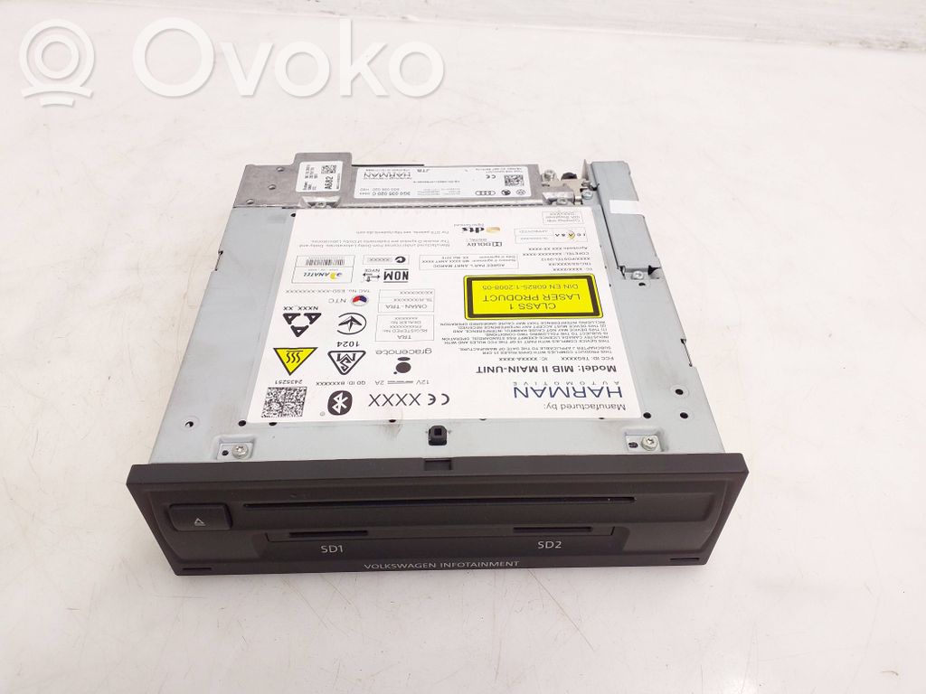 Volkswagen PASSAT B8 Unità principale autoradio/CD/DVD/GPS 