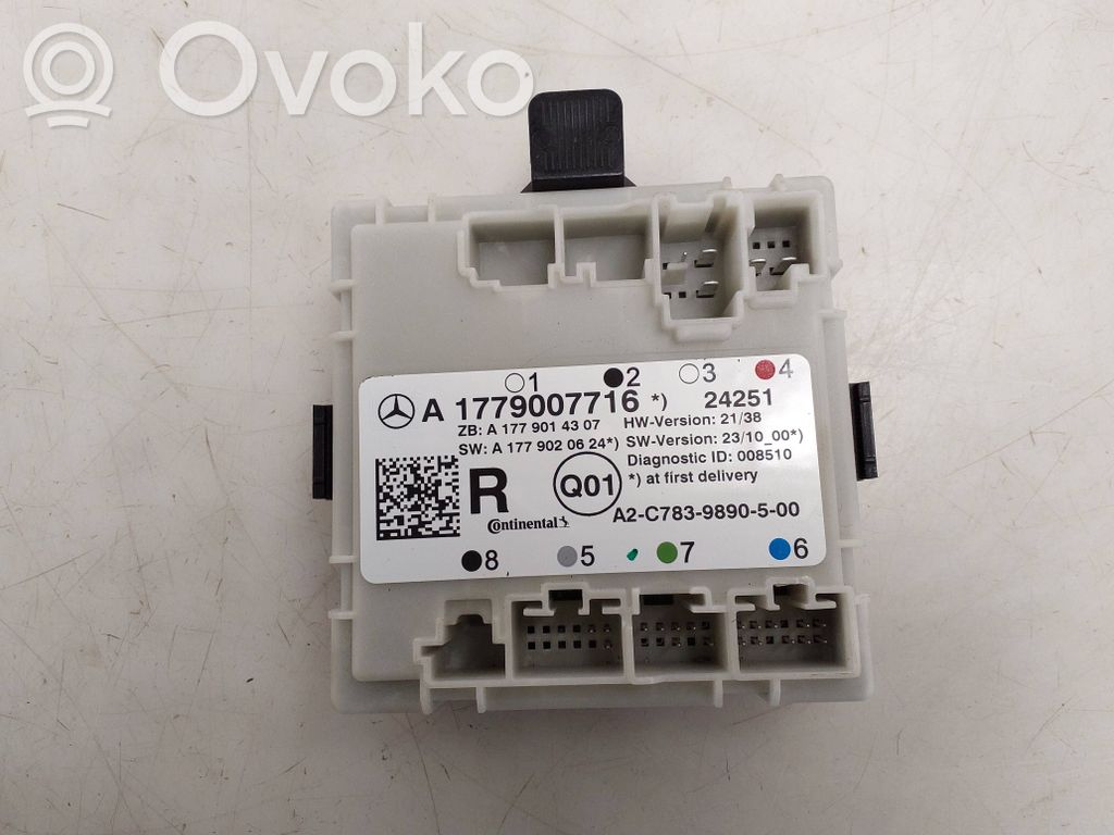 Mercedes-Benz CLA C118 X118 Door control unit/module 